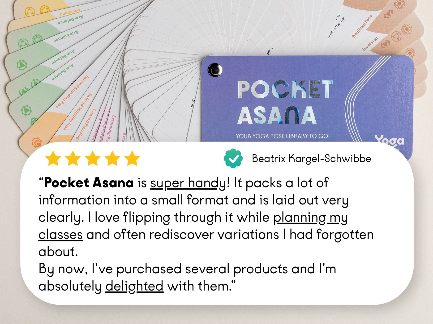 Pocket Asana - Yoga Posen Bibiliothek