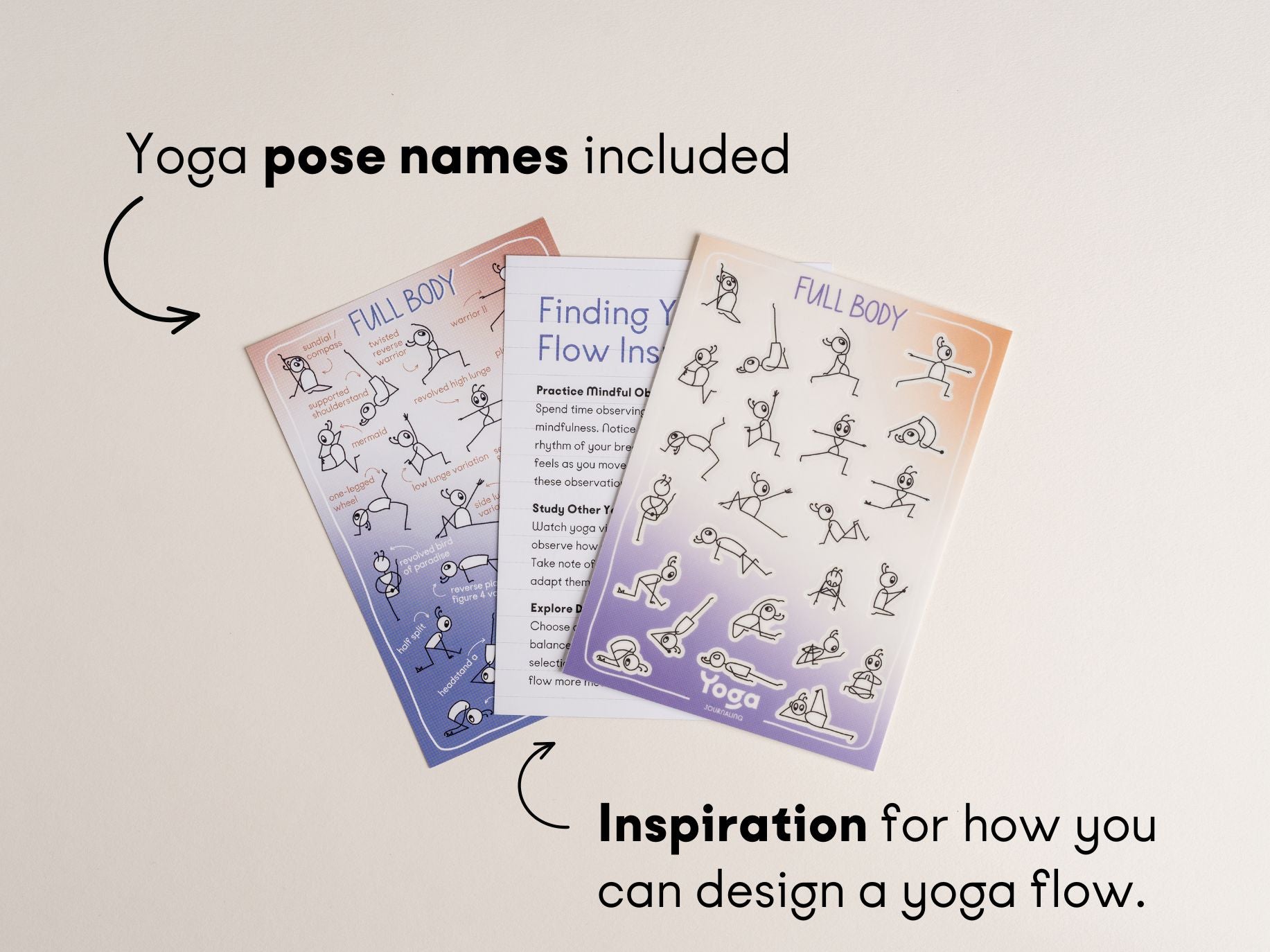 Yoga Flow Stickers ‘Focus’