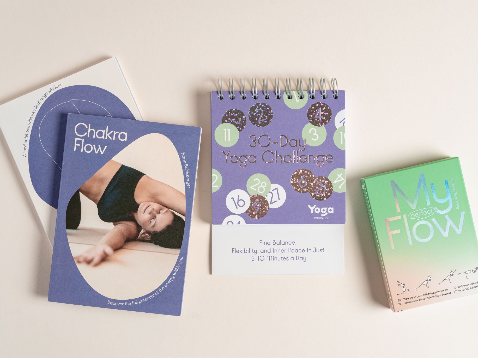 Ambitious Yogi Bundle with yoga stick figures, creative yoga flows, and guided sequences for your yoga home practice