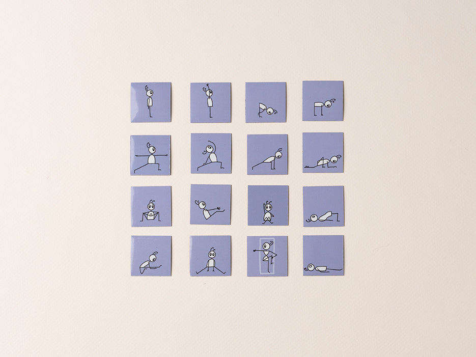 Yoga-Sequenz-Magnete – Komplettpaket