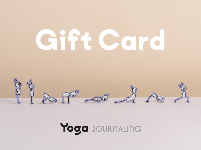 Yoga Journaling gift card